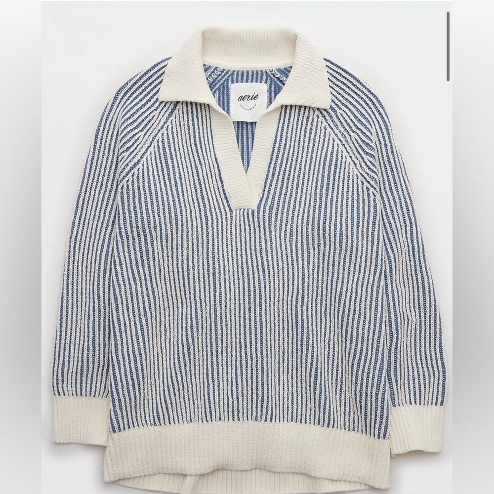 aerie sugar rush chenille sweater - women's size m